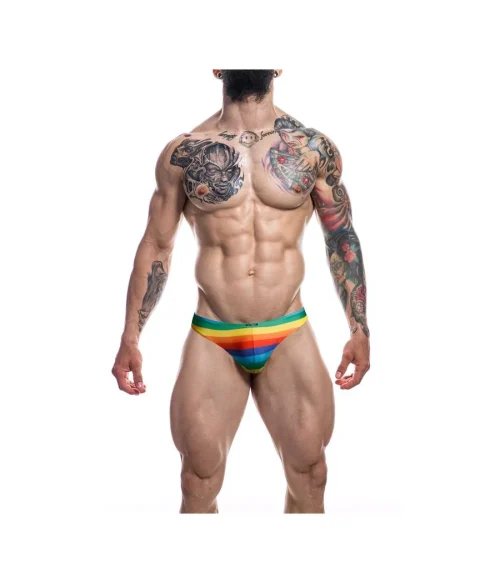 Disc*c4m low rise bikini brief-rainbow-l