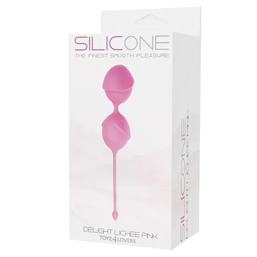 Bolas estimuladoras delight lichee rosa