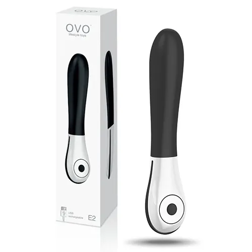 Vibrador Recarregável E2 Ovo Preto