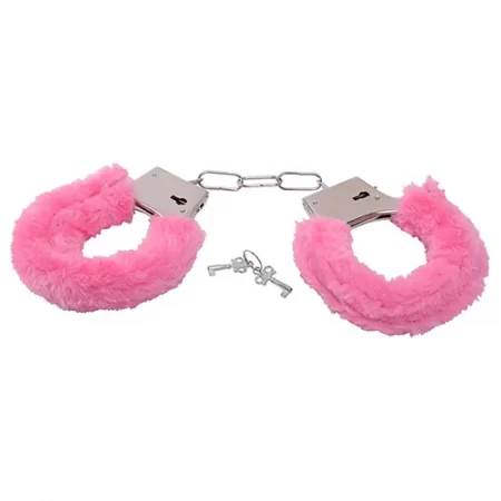 Algemas com Peluche Bestseller Handcuffs Rosa