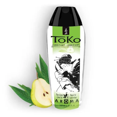 Lubrificante toko pêra e chá verde