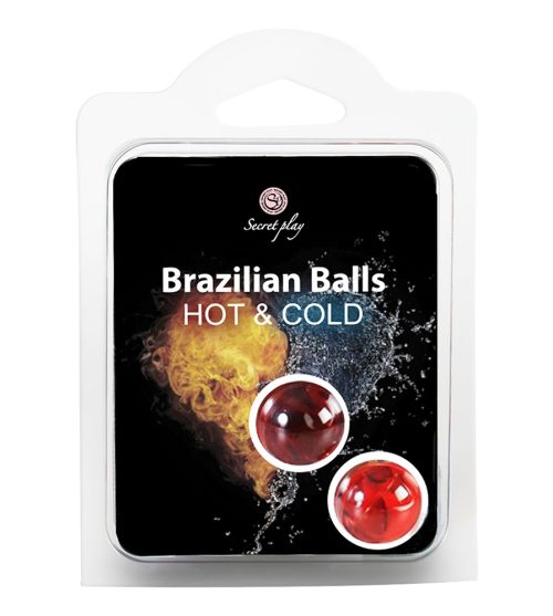 Bolas lubrificantes brazilian balls efeito frio