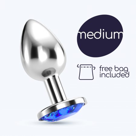 Plug Anal Joia Bijou Azul