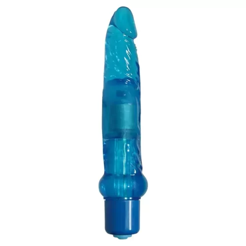 Vibrador Jelly Anal Azul