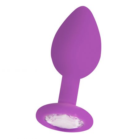 Plug Anal Diamond Regular Roxo
