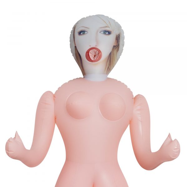 Boneca insuflável marta a hospedeira