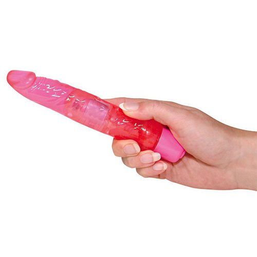 Vibrador jelly anal rosa
