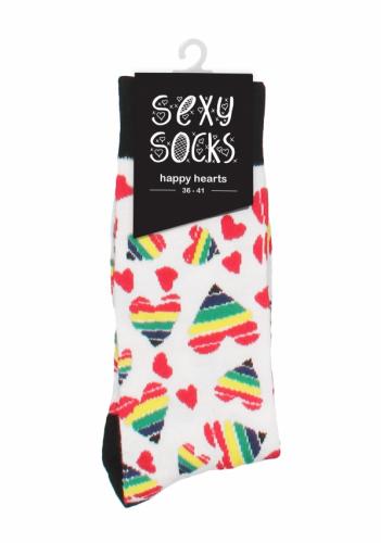 Meias Sexy Corações Felizes da coleção Sexy Socks