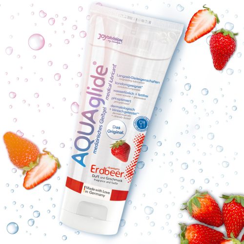 Lubrificante aquaglide morango 100ml