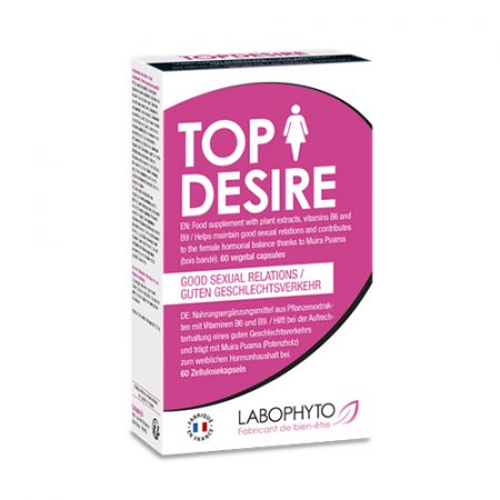 Estimulantes de libido top desire 60 cápsulas
