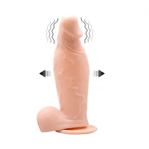 Dildo Realístico Vibratório Inflável