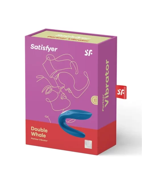 Vibrador para casal partner whale com carregador usb