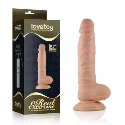 8,5" real extreme dildo-flesh