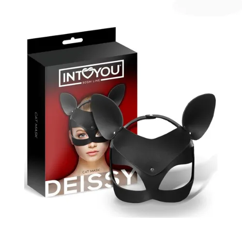 Deissy cat mask black adjustable