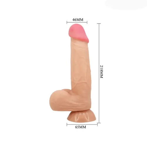 Sliding skin realistic dildo flesh 21 (2)