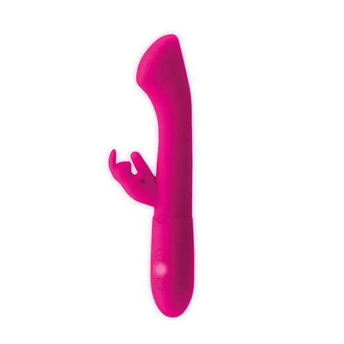 Vibrador silicone cotton ponto g e coelho