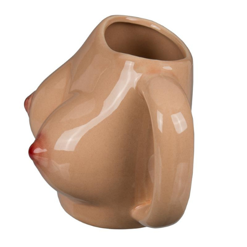 ceramic mug boobs